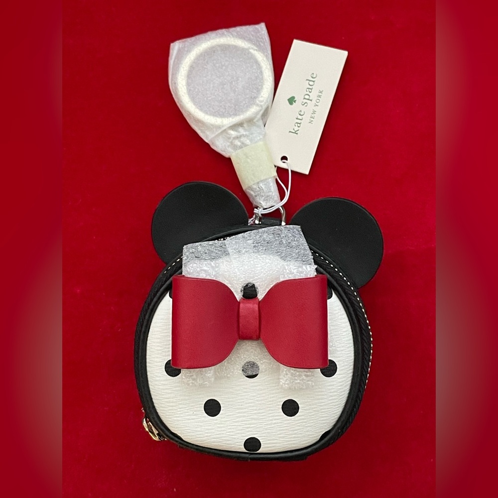 KATE SPADE x Disney Mini Mouse Coin Purse Bag Charm